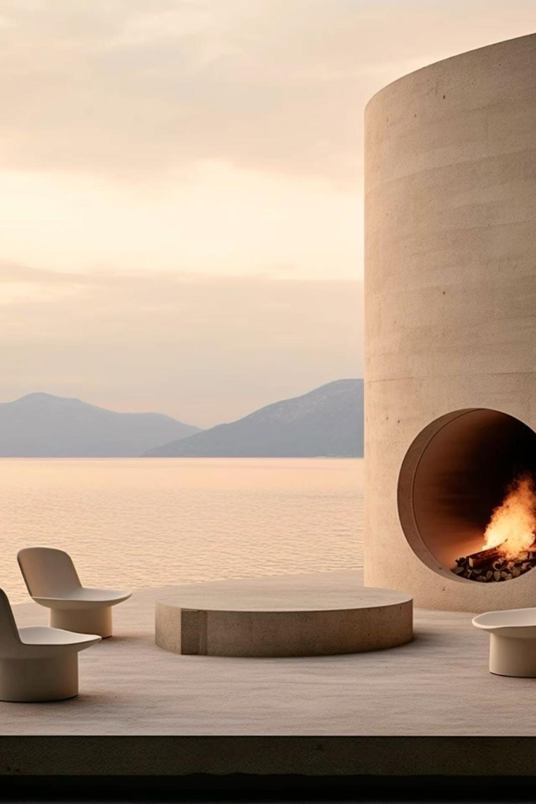 Beach villa by the sea